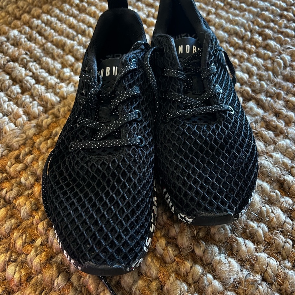 NOBULL Men's Black Mesh Athletic Sneakers